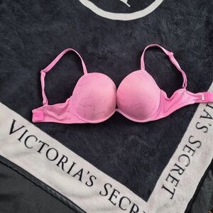 Victoria's Secret Pink Script Push-Up Bra